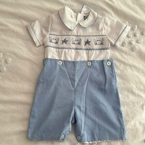 Smocked toddler outfit